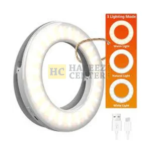 Selfie Ring Lights LED Mini Light, Rechargeable 3 Light Modes